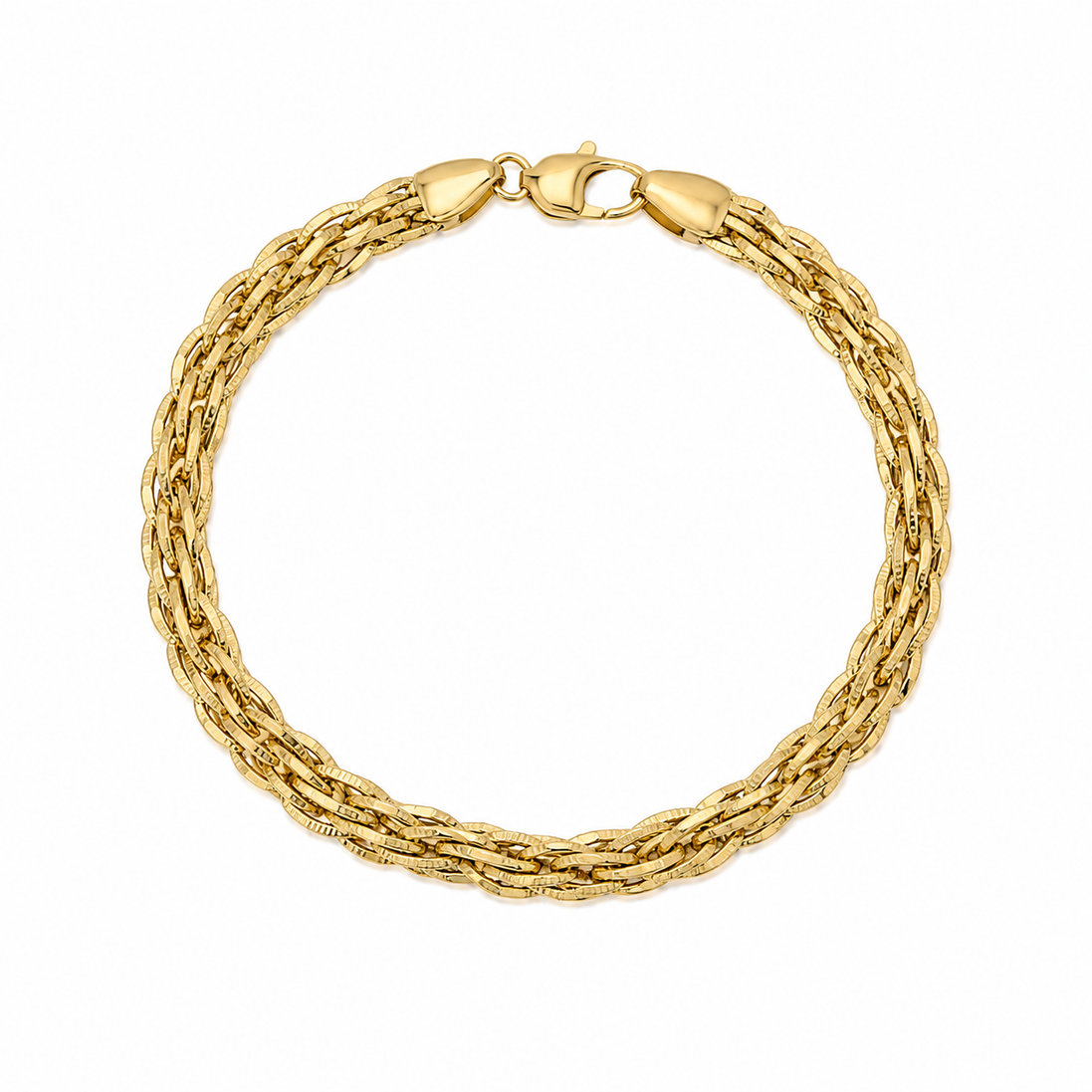 Pulsera trenza cubana
