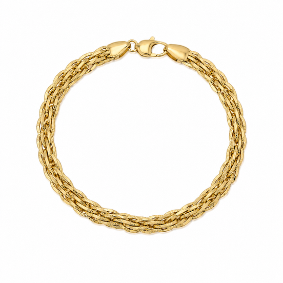 Pulsera trenza cubana