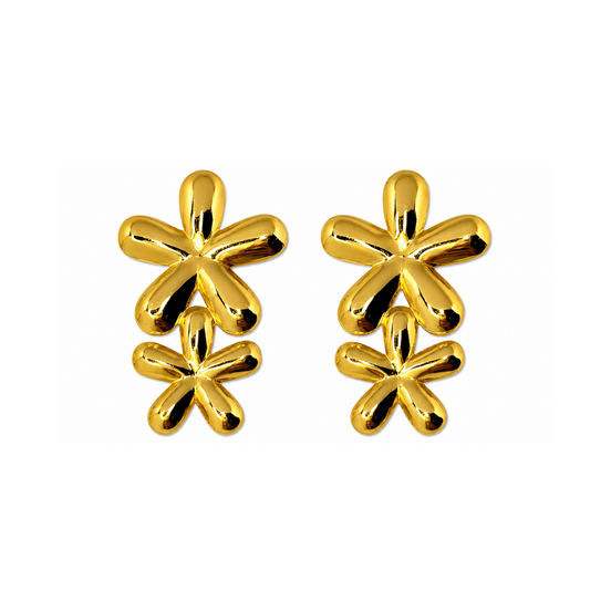 Pendientes flores