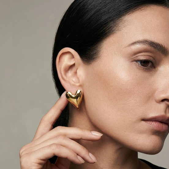 Pendientes corazón