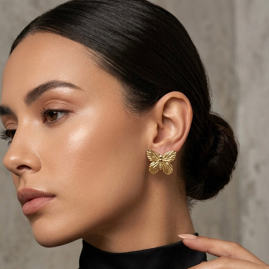 Pendientes mariposa