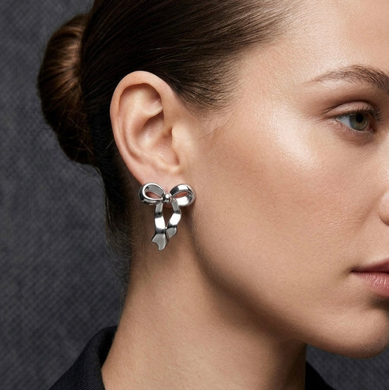 Pendientes moñito